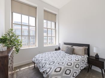 The bell lofts at 216 east state street bedroom